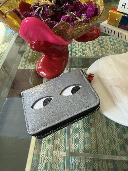Frodo Wallet - Neon Orange All Over Eyes Embroidery – Min & Mon