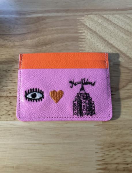 Filium Cardholder - Neon Orange All Over Eyes – Min & Mon