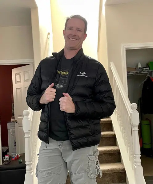 Orange Puffer Jacket - Warm Full Sleeve – Orange Mud, LLC